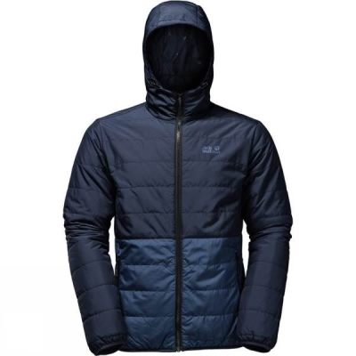 Chaquetas Jack Wolfskin Cooper Bay Hombre Azul Marino - Chile IJM564270